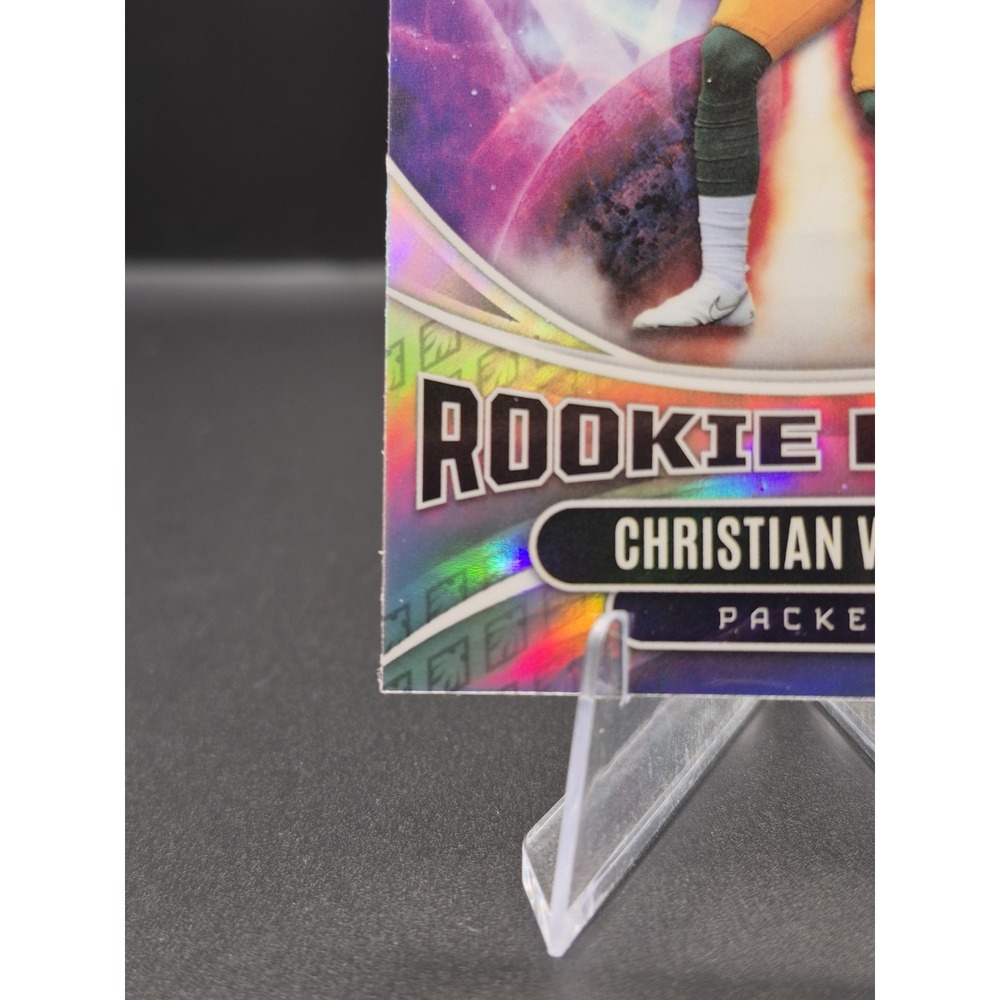 2022 Panini Phoenix Christian Watson #RIS-9 Rookie Rising Silver (RC) Packers - Picture 6 of 10